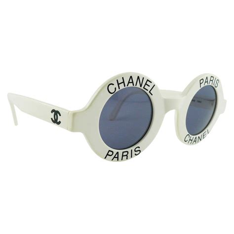 chanel white frame sunglasses|chanel sunglasses price.